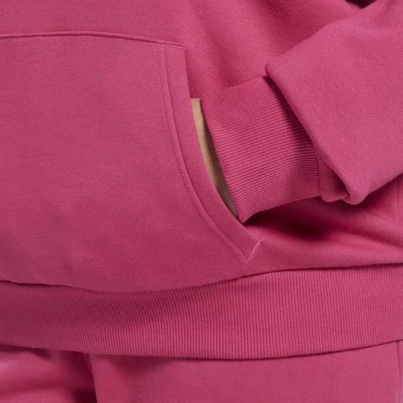 New REEBOK Plus Size Identity Logo Fleece Hoodie - Picture 6 of 9